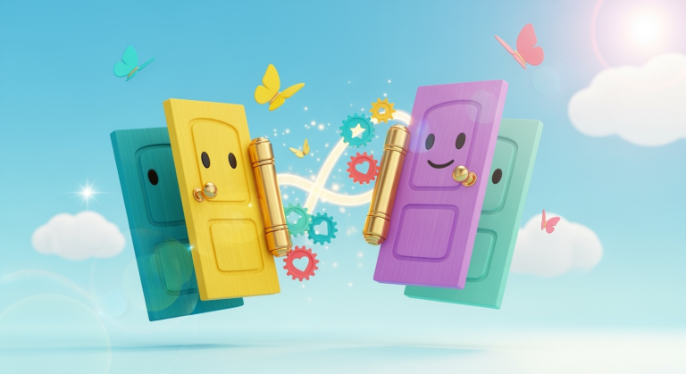 Lets Imagine! - The Little Bridge Hinge (Background)