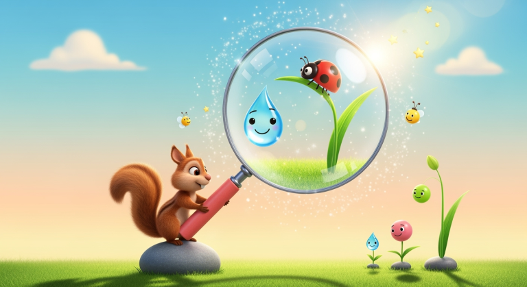 Lets Imagine! - The Little Magnifying Glass (Background)