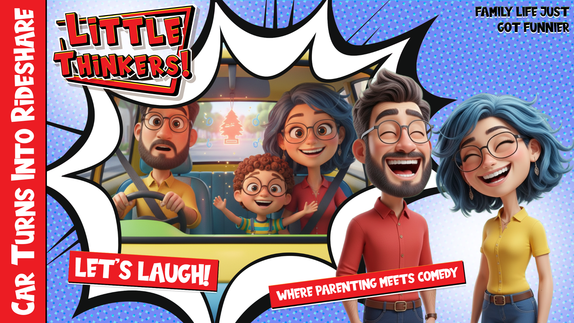 Thumbnail - Car Turns Into Rideshare (Family Humor)