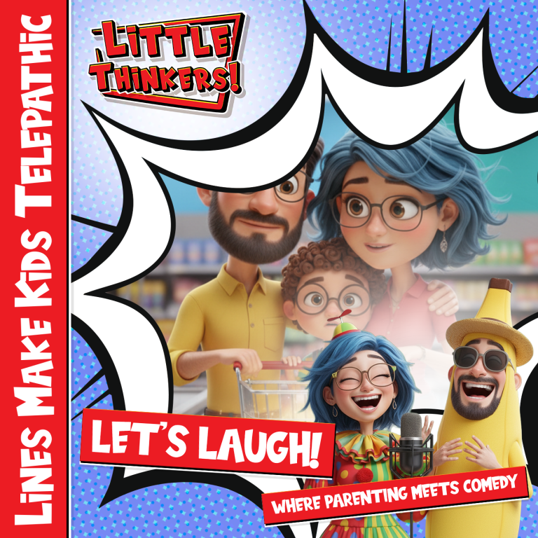 Cover - Lines Make Kids Telepathic (Family Humor)