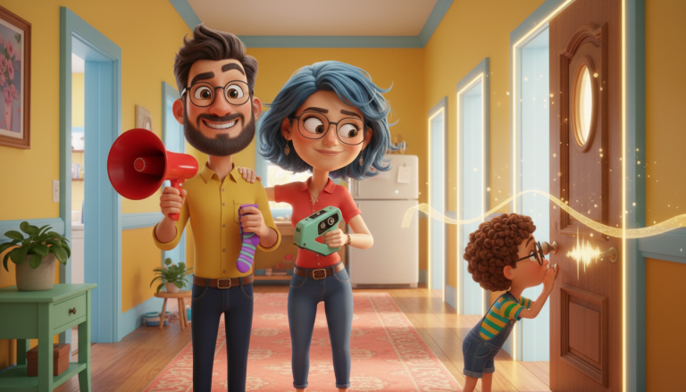 Lets Laugh! - Whispers Travel, Yells Vanish (Background)