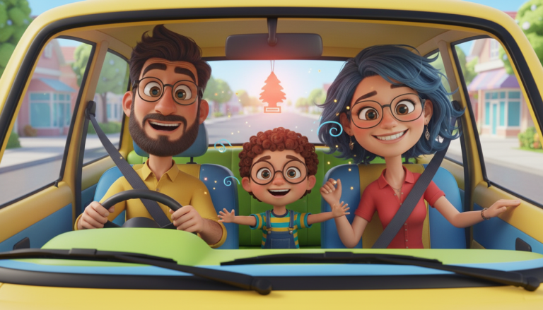 Lets Laugh! - Car Turns Into Rideshare (Background)