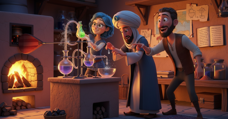 Lets Rewind! Jabir and the Alembic (Custom Background)