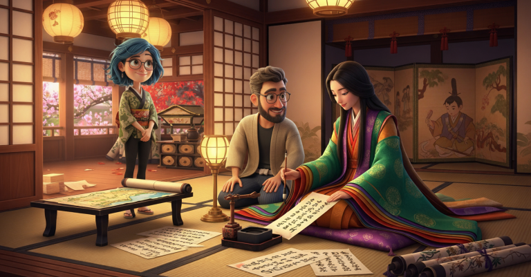 Lets Rewind! Murasaki and Genji (Custom Background)