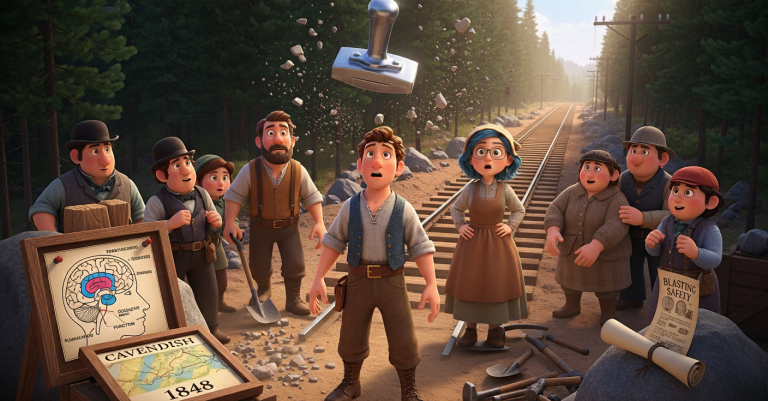 Lets Rewind! Phineas Gage and the Iron (Custom Background)