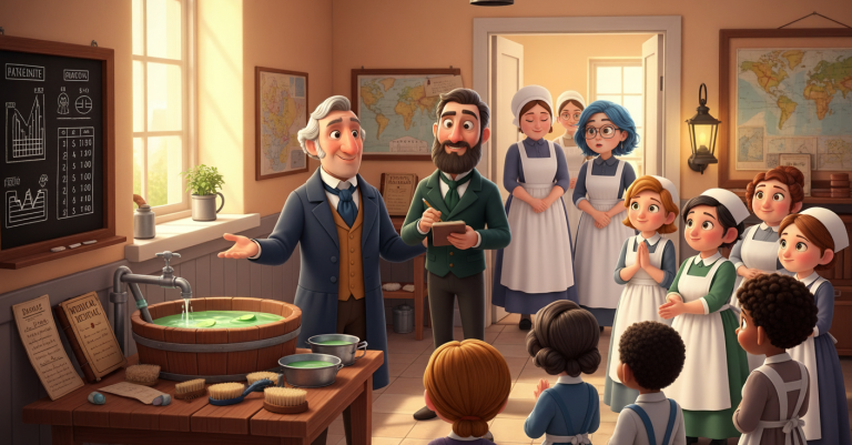 Lets Rewind! Semmelweis and Clean Hands (Custom Background)