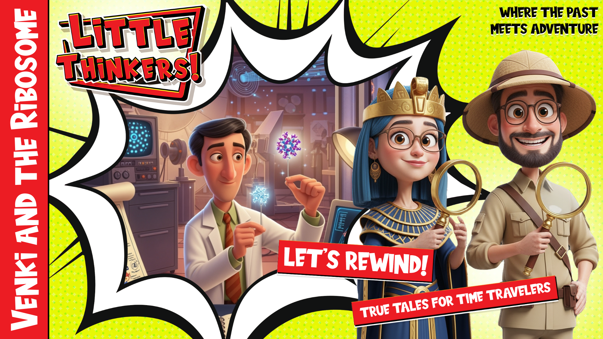 Lets Rewind! - Venki and the Ribosome (Thumbnail)