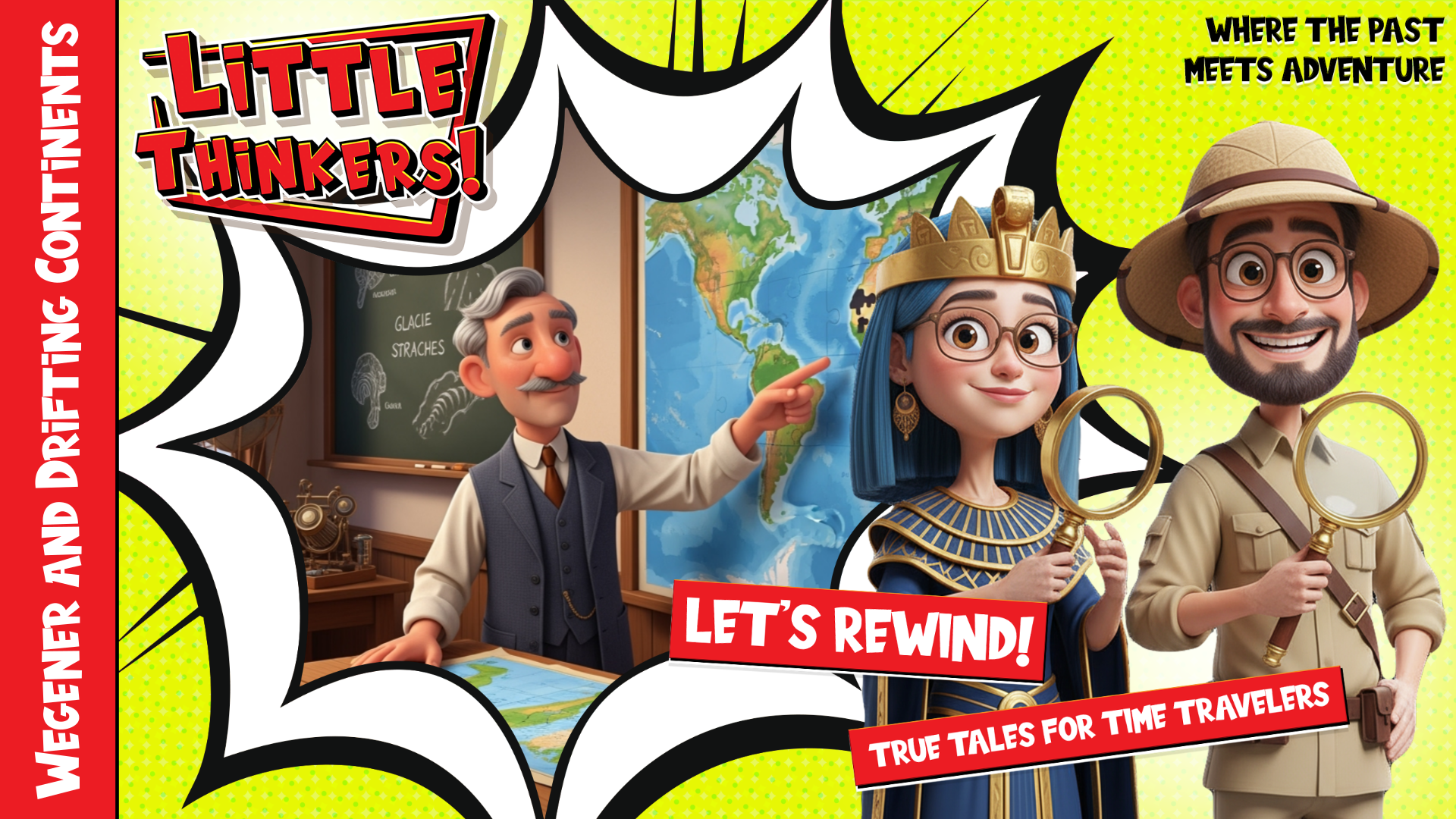 Lets Rewind! - Wegener and Drifting Continents (Thumbnail)