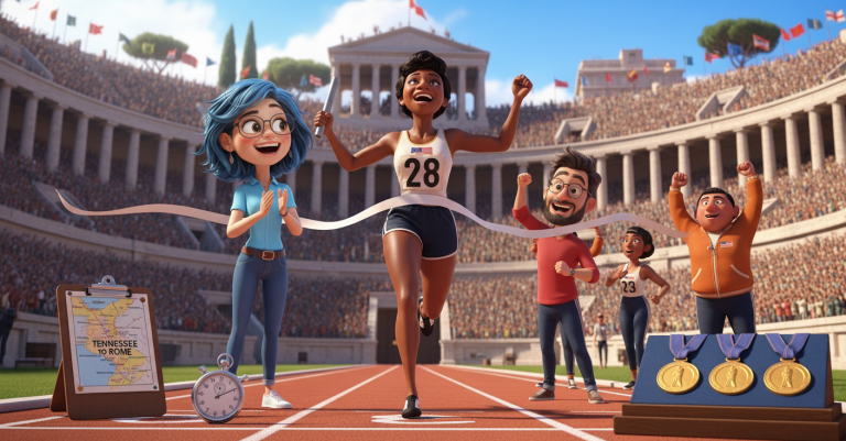 Lets Rewind! Wilma Rudolph: Running Free (Custom Background)