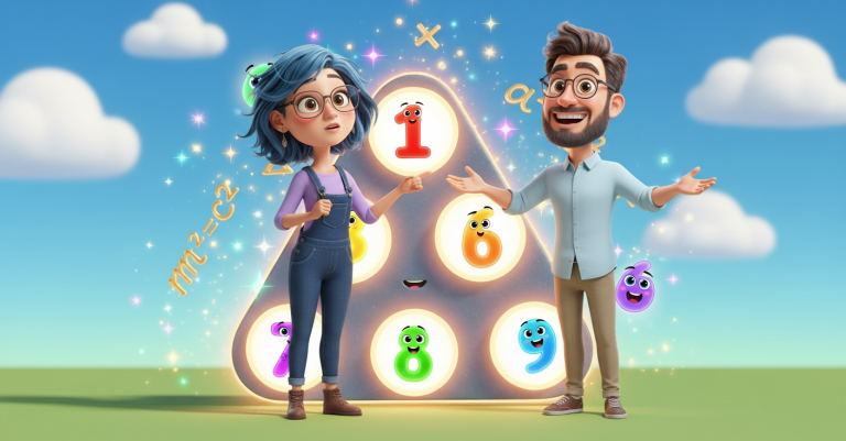 Lets-Think-Magic Triangle Number Patterns (Custom Background)