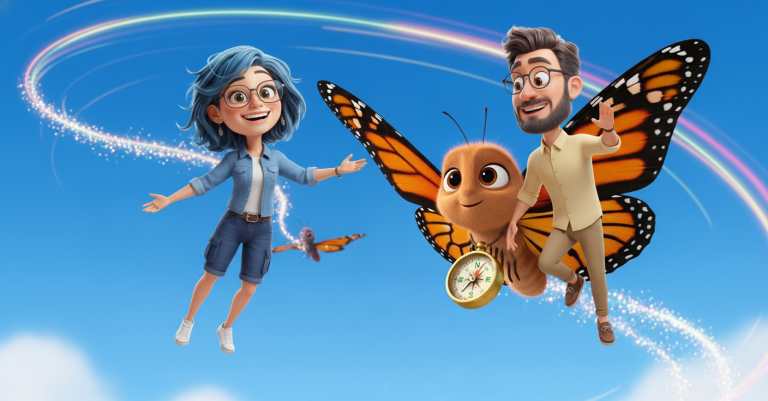 Lets-Think-The Monarch's Amazing Journey (Custom Background)