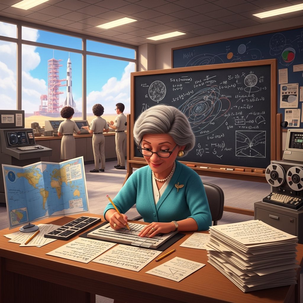 Katherine Johnson Human Computer | Let's Rewind! | Little Thinkers!