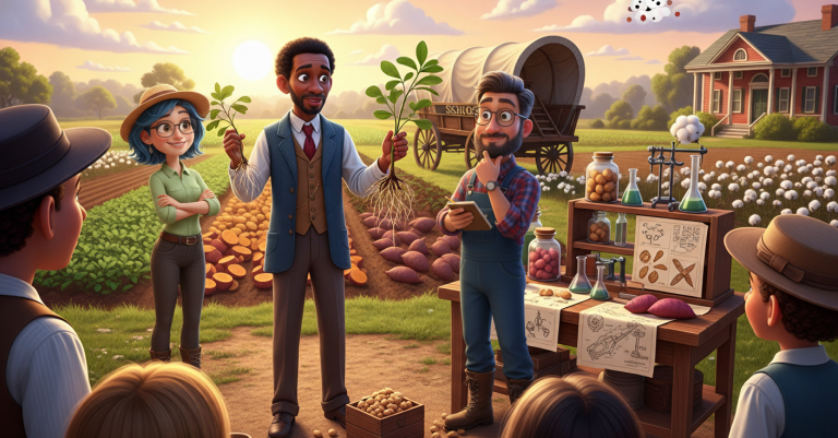 Lets Rewind! George Washington Carver, Plant Wizard (Custom Background)