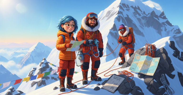 Lets Rewind! Junko Tabei Climbs Everest (Custom Background)