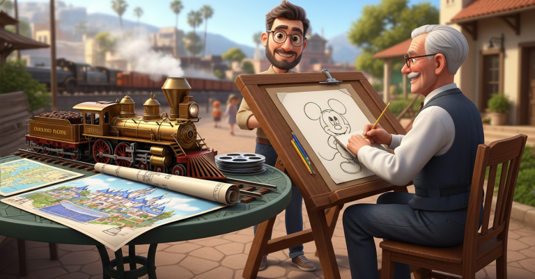 Lets Rewind! Walt Disney And The Mouse (Custom Background)
